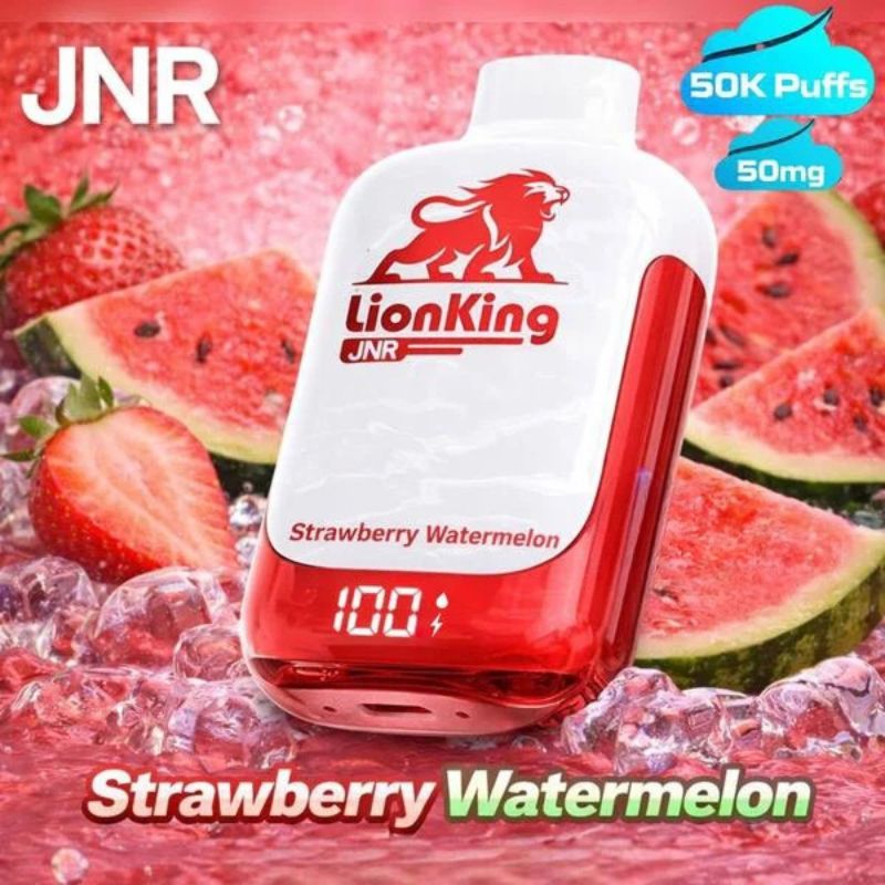 JNR lion king 50000 puffs 50mg nicotine STRAWBERRY WATERMELON