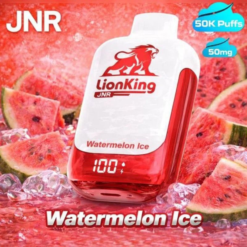JNR lion king 50000 puffs 50mg nicotine WATERMELON ICE