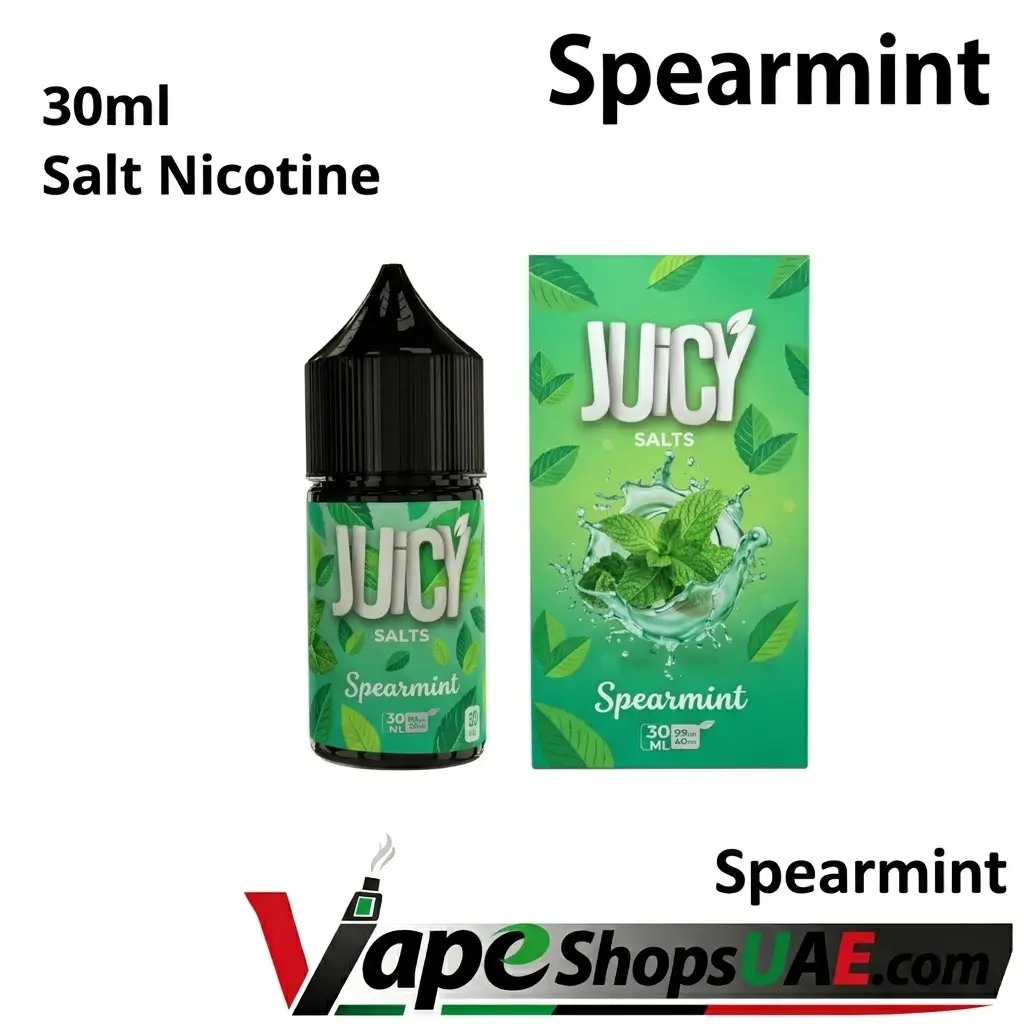 Juicy-Salts-30ml-E-Liquid-35mg-and-50mg-in-Dubai-Spearmint.