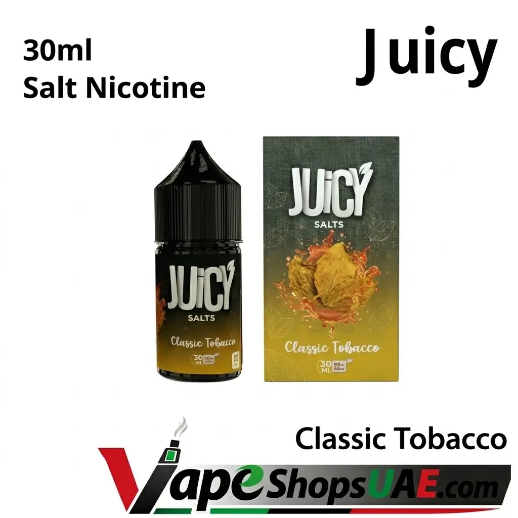 Juicy-Salts-30ml-E-Liquid-35mg-and-50mg-in-Dubai-classic-tobacco