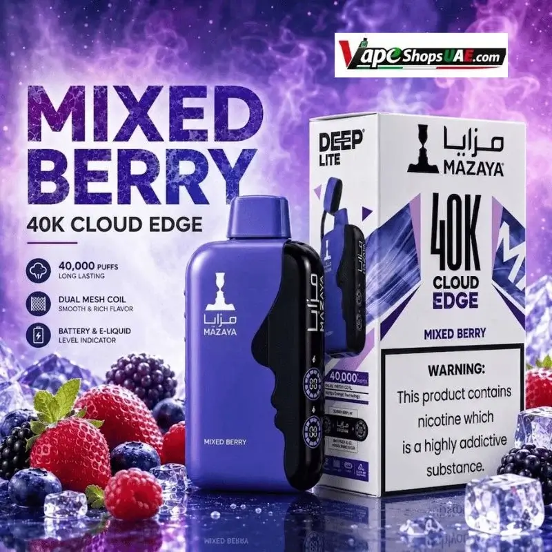 Mazaya-40k-Deep-Lite-20mg-Disposable-Vape-in-Dubai-mixed-berry