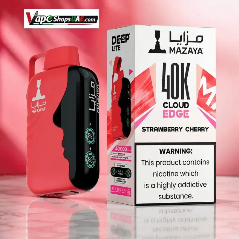 Mazaya-40k-Deep-Lite-20mg-Disposable-Vape-in-Dubai-strawberry-cherry.