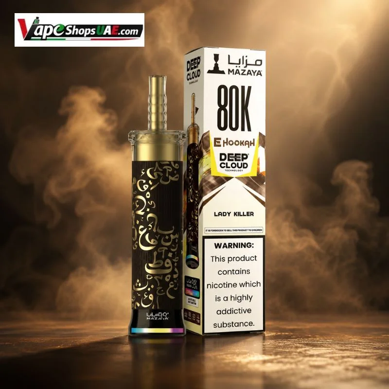 Mazaya-Ehookah-Deep-Cloud-80000-Puffs-6mg-Disposable-Vape-in-Dubai-LADY-KILLER