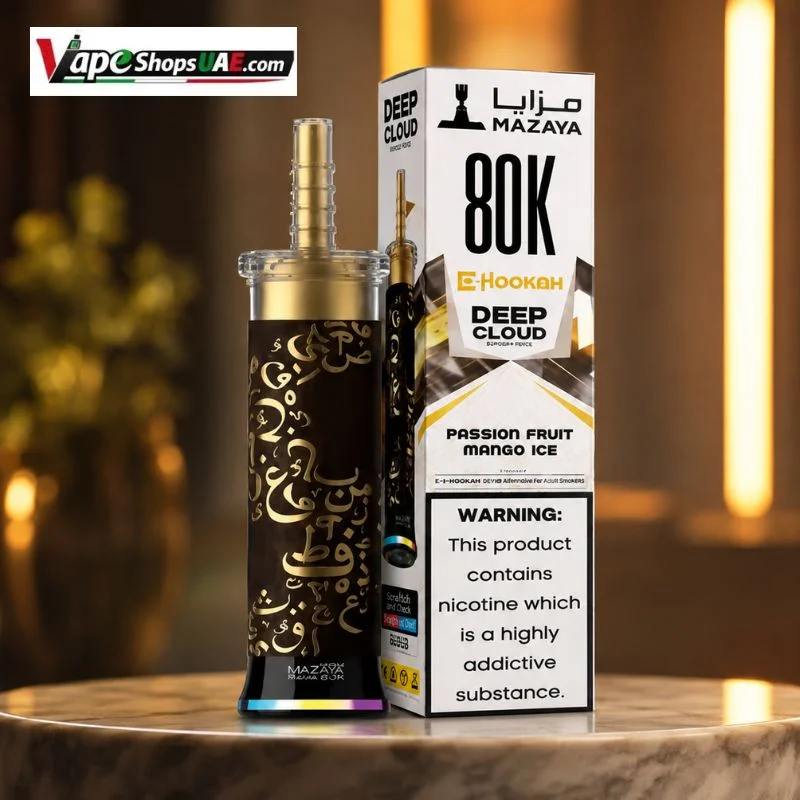 Mazaya-Ehookah-Deep-Cloud-80000-Puffs-6mg-Disposable-Vape-in-Dubai-PASSION-FRUIT-MANGO-ICE.