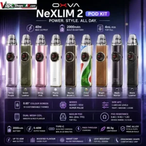OXVA-NeXlim-2-Pod-Kit-2000mAh-40W-in-Dubai