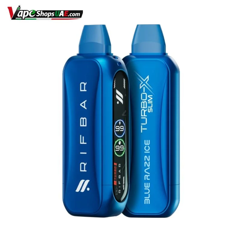 Rifbar-Turbo-X-Slim-20mg-Disposable-Vape-in-Dubai-BLUE-RAZZ-ICE.