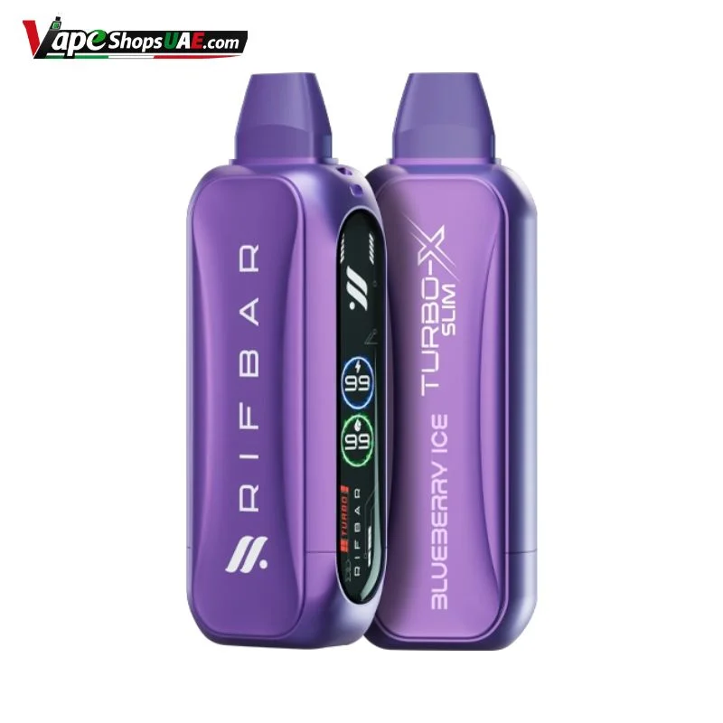 Rifbar-Turbo-X-Slim-20mg-Disposable-Vape-in-Dubai-BLUEBERRY-ICE.