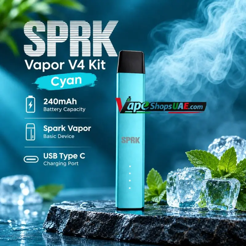 SPRK-Vapor-V4-Basic-Kit-Pod-System-in-Dubai-cyan