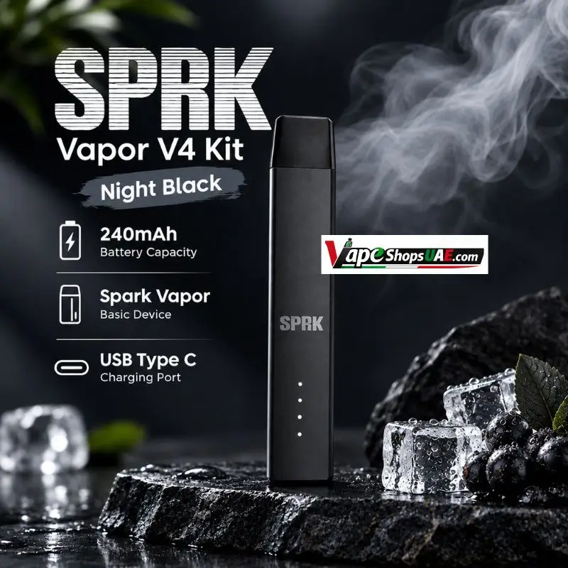 SPRK-Vapor-V4-Basic-Kit-Pod-System-in-Dubai-night-black.