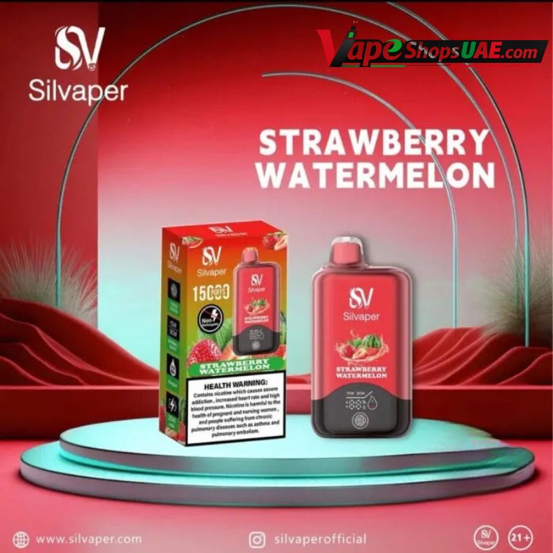 Silvaper 15000 Puffs 20mg nicotine Disposable Vape Strawberry Watermelon