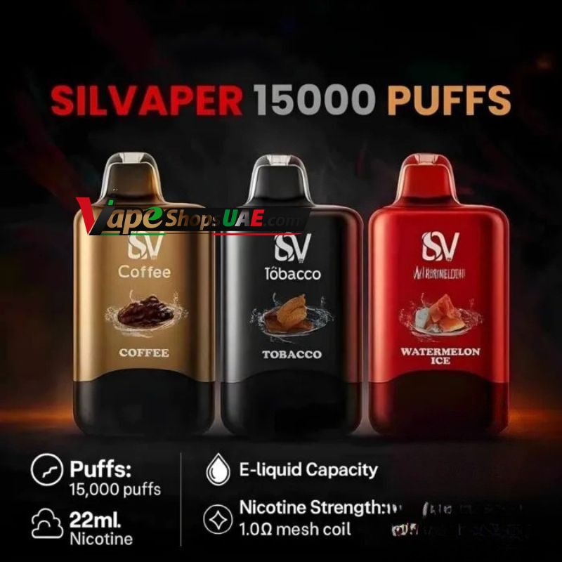 Silvaper 15000 Puffs 20mg nicotine Disposable Vape