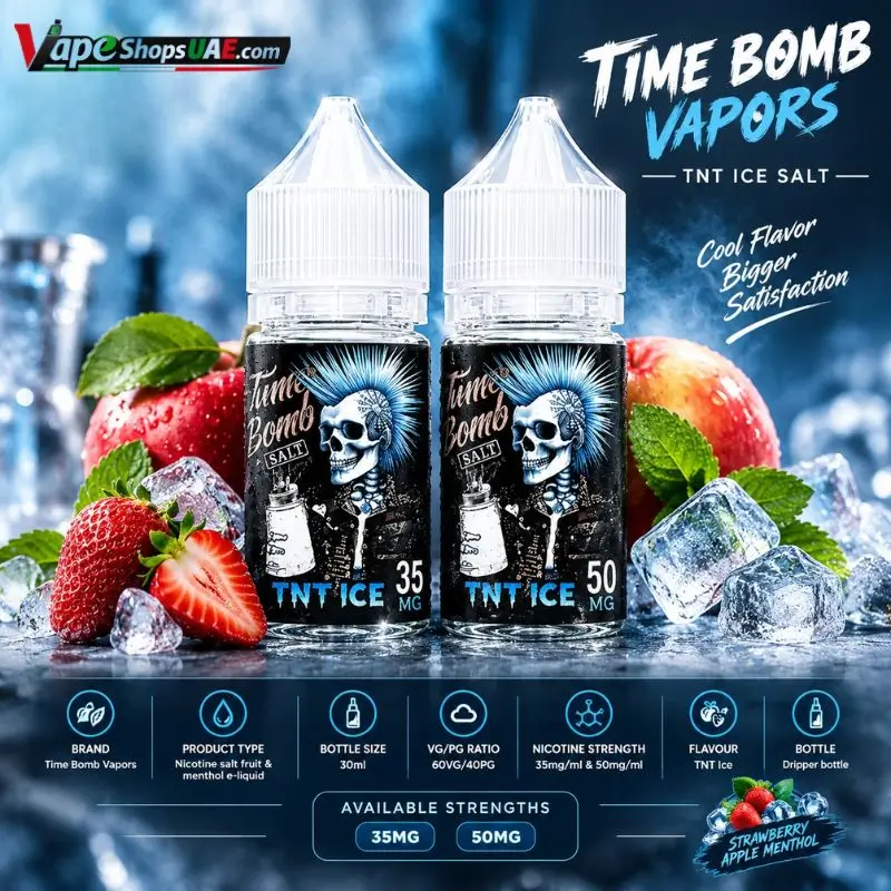 Time-Bomb-TNT-Ice-Salt-Nic-30ml-35mg-and-50mg-in-Dubai.