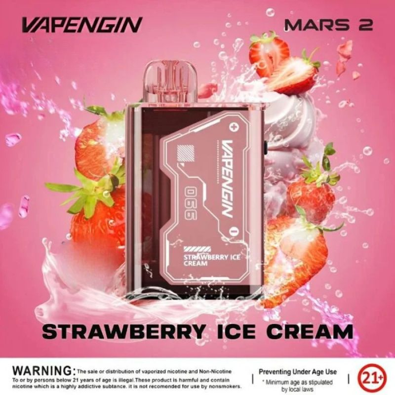 Vapengin Mars 2 20000 Puffs Disposable Vape Strawberry Ice Cream