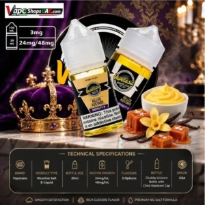 Vapetasia Salts 30ml E-Liquid 24mg and 48mg in Dubai
