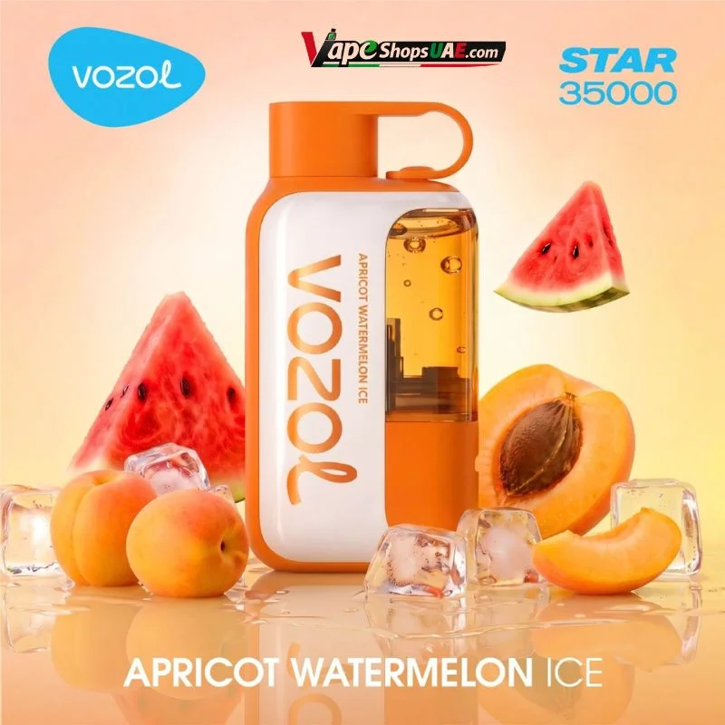 Vozol-Star-35000-Puffs-50mg-Nicotine-Disposable-Vape-apricot-watermelon-ice.