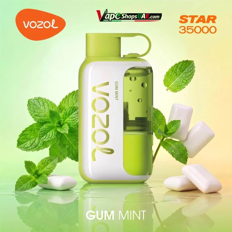 Vozol-Star-35000-Puffs-50mg-Nicotine-Disposable-Vape-gum-mint