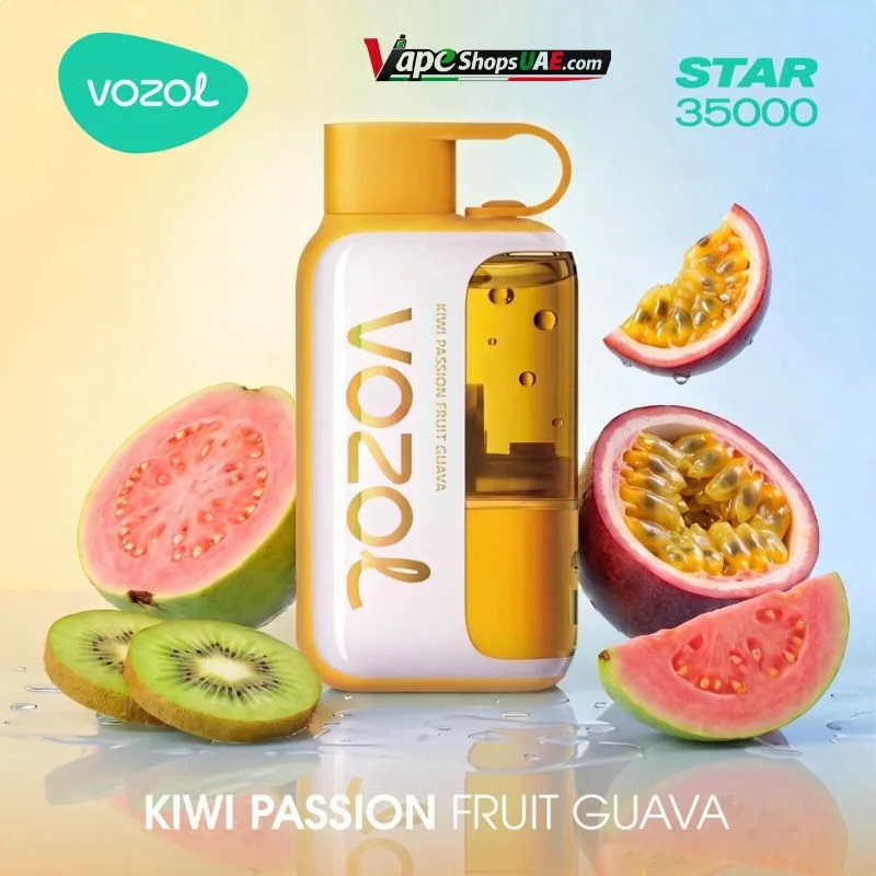 Vozol-Star-35000-Puffs-50mg-Nicotine-Disposable-Vape-kiwi-passion-fruit-guava