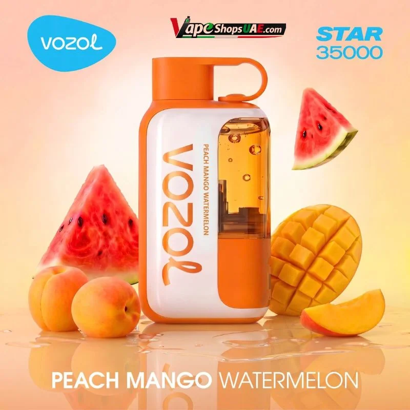 Vozol-Star-35000-Puffs-50mg-Nicotine-Disposable-Vape-peach-mango-watermelon