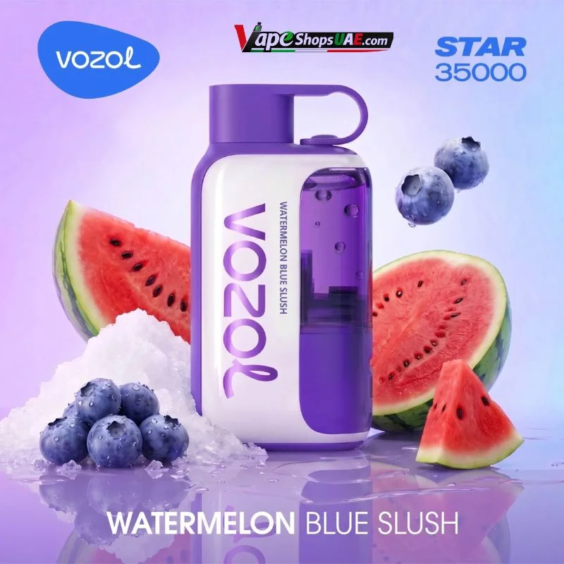Vozol-Star-35000-Puffs-50mg-Nicotine-Disposable-Vape-watermelon-blue-slush