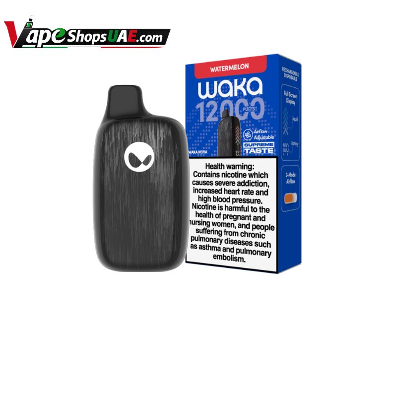 WAKA Nova 12000 Puffs 18MG Disposable Vape In Dubai Watermelon