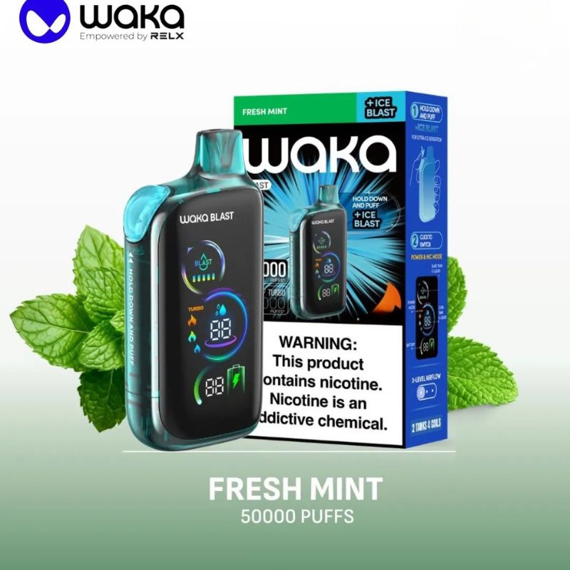 Waka Blast 50000 Puffs Disposable Vape Fresh Mint