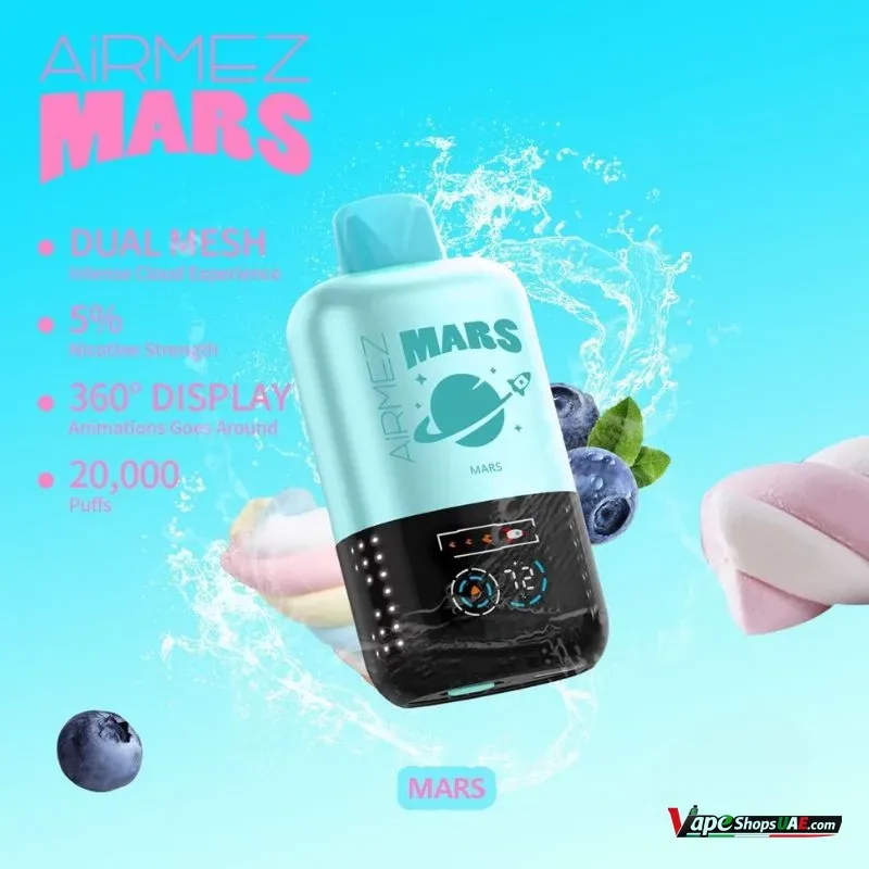 Airmez Mars 20000 Puffs Disposable Vape in Dubai - Image 16