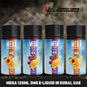 mega 120ml 3mg e liquid in dubai uae
