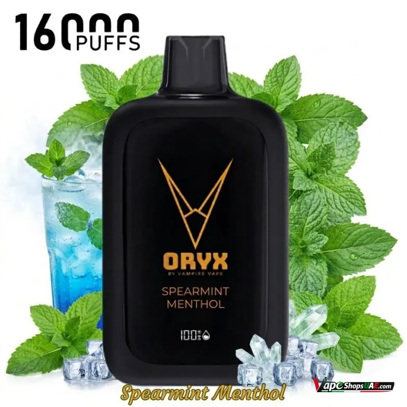 oryx-16000-puffs-disposable-vape-20mg-in-dubai-spearmint-menthol.