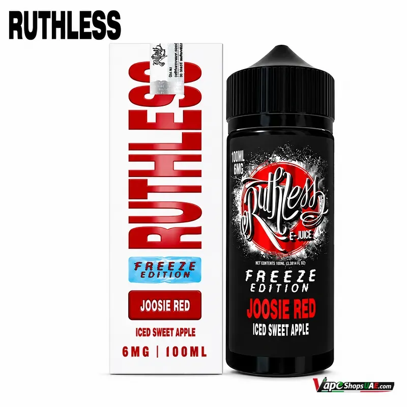 ruthless-100ml-e-liquid-3mg-and-6mg-in-dubai-joosie-red-freeze-edition-6-mg.