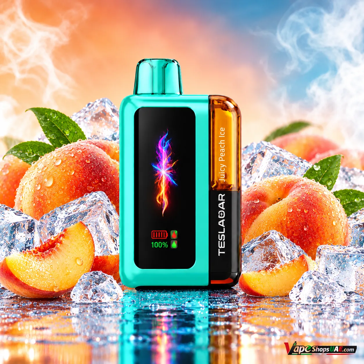 tesla-bar-xs-60000-puffs-disposable-vape-50mg-in-dubai-juicy-peach-ice.