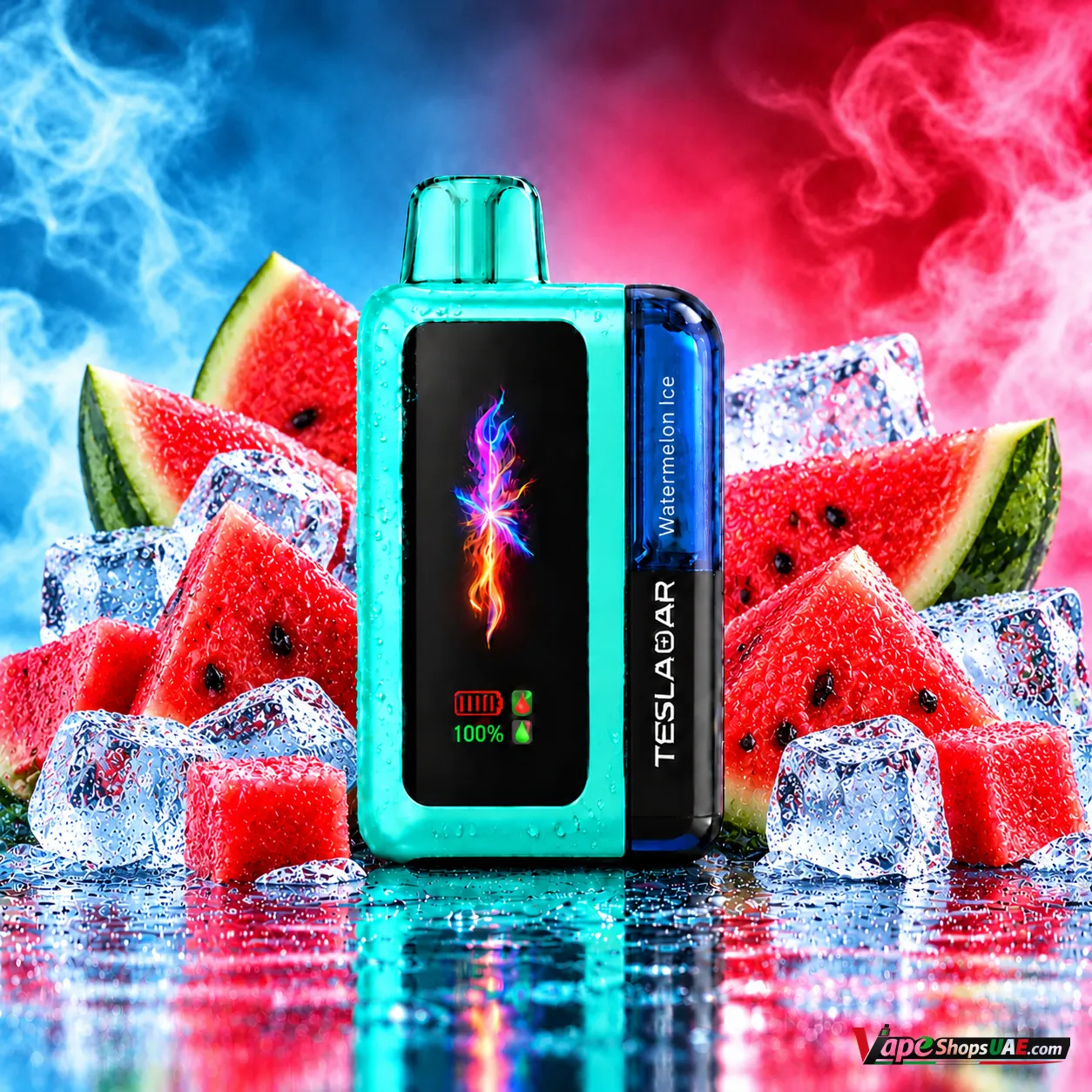 tesla-bar-xs-60000-puffs-disposable-vape-50mg-in-dubai-watermelon-ice